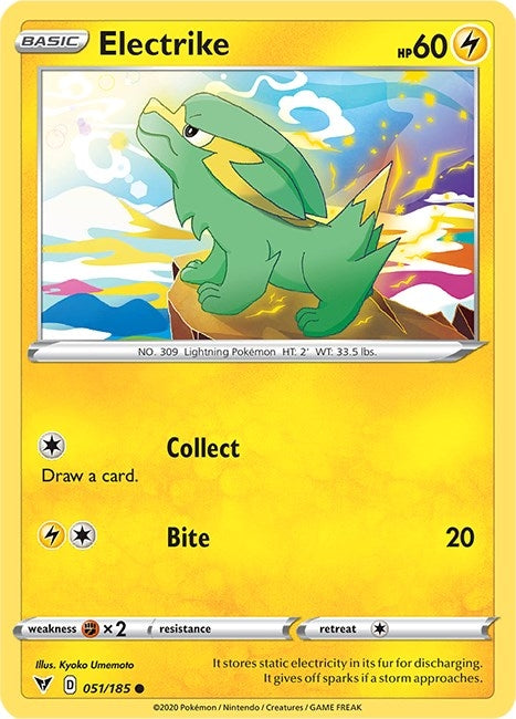 Image for Electrike (SWSH04: Vivid Voltage) (051/185) - Pokemon