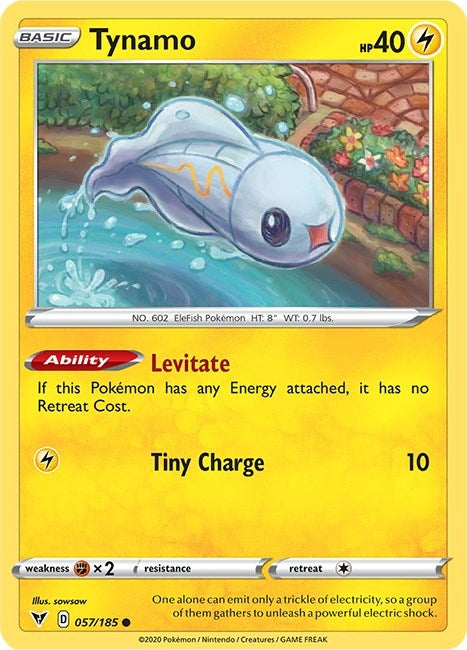 Image for Tynamo (SWSH04: Vivid Voltage) (057/185) - Pokemon