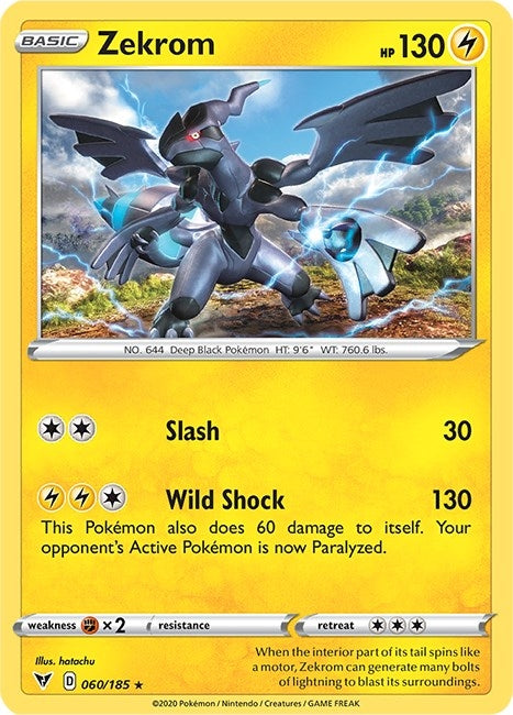 Image for Zekrom (SWSH04: Vivid Voltage) (060/185) - Pokemon