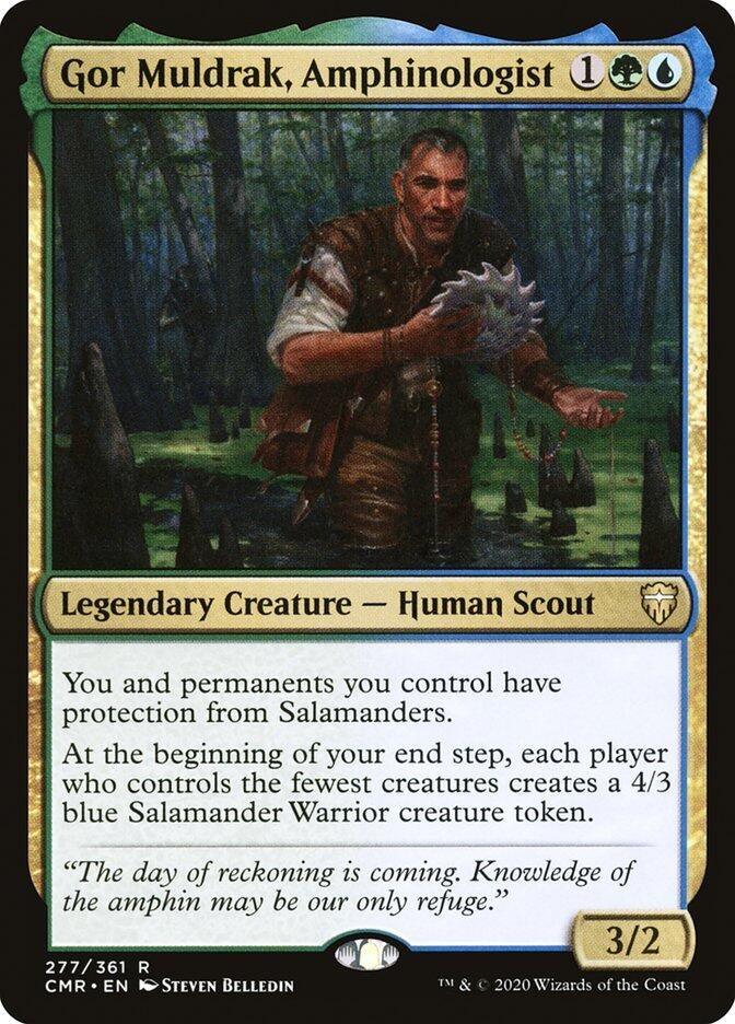 Image for Gor Muldrak, Amphinologist (Commander Legends) (277) - Magic: The Gathering