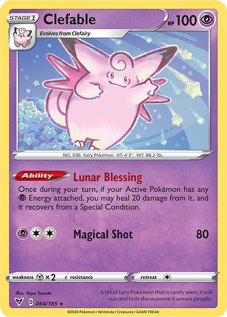 Image for Clefable (SWSH04: Vivid Voltage) (064/185) - Pokemon
