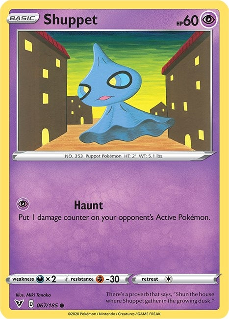 Image for Shuppet (SWSH04: Vivid Voltage) (067/185) - Pokemon