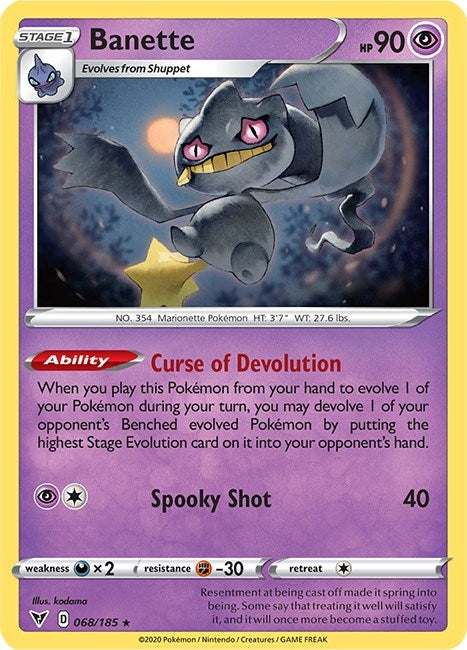 Image for Banette (SWSH04: Vivid Voltage) (068/185) - Pokemon
