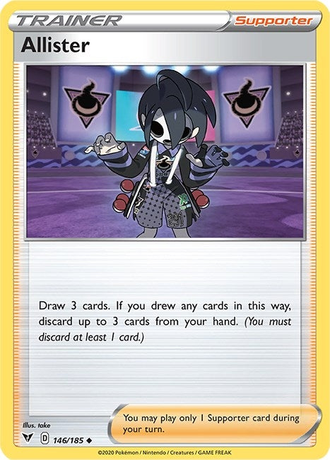 Image for Allister (SWSH04: Vivid Voltage) (146/185) - Pokemon