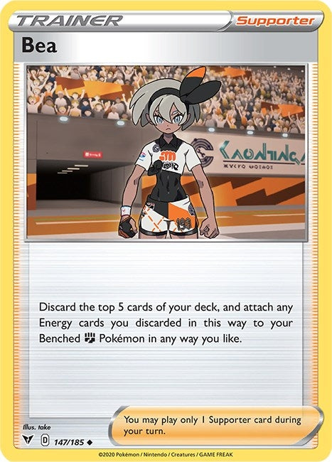 Image for Bea (SWSH04: Vivid Voltage) (147/185) - Pokemon