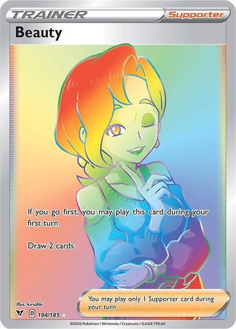 Image for Beauty (Secret) (SWSH04: Vivid Voltage) (194/185) - Pokemon