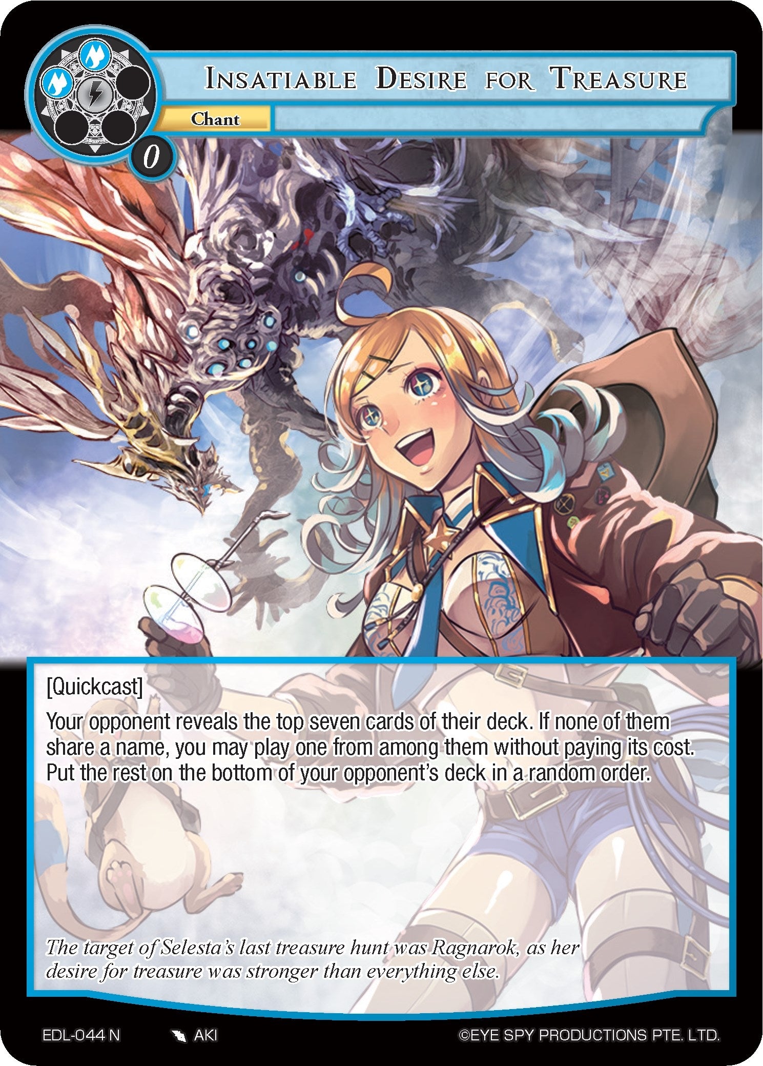 Image for Insatiable Desire for Treasure (The Epic of the Dragon Lord) (EDL-044) - Force of Will