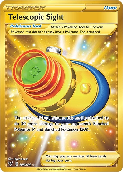 Image for Telescopic Sight (Secret) (SWSH04: Vivid Voltage) (203/185) - Pokemon
