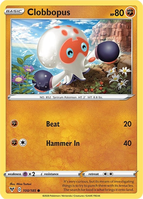 Image for Clobbopus (SWSH04: Vivid Voltage) (100/185) - Pokemon