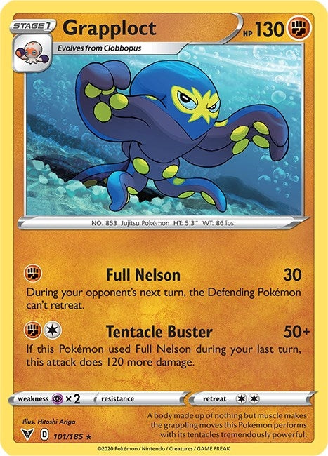 Image for Grapploct (SWSH04: Vivid Voltage) (101/185) - Pokemon