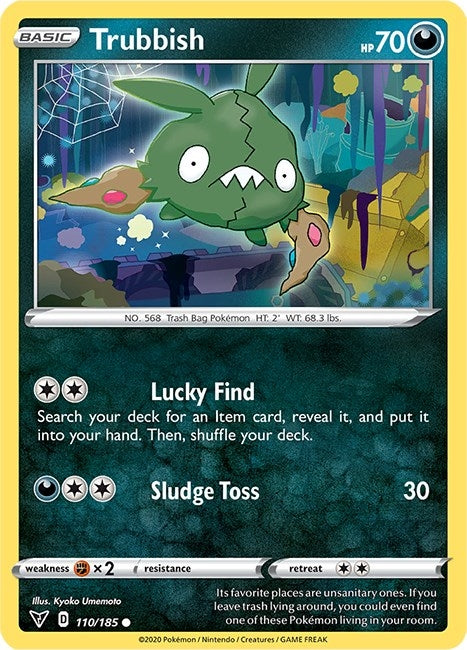 Image for Trubbish (SWSH04: Vivid Voltage) (110/185) - Pokemon
