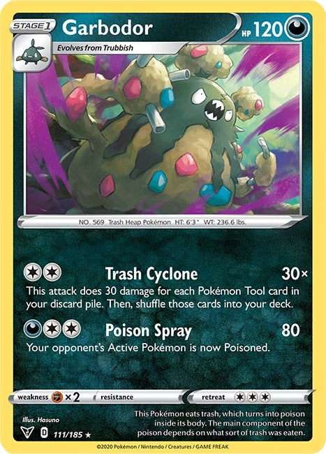 Image for Garbodor (SWSH04: Vivid Voltage) (111/185) - Pokemon