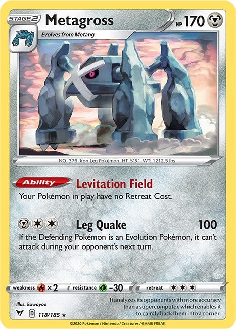 Image for Metagross (SWSH04: Vivid Voltage) (118/185) - Pokemon