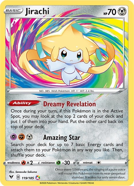 Image for Jirachi (SWSH04: Vivid Voltage) (119/185) - Pokemon