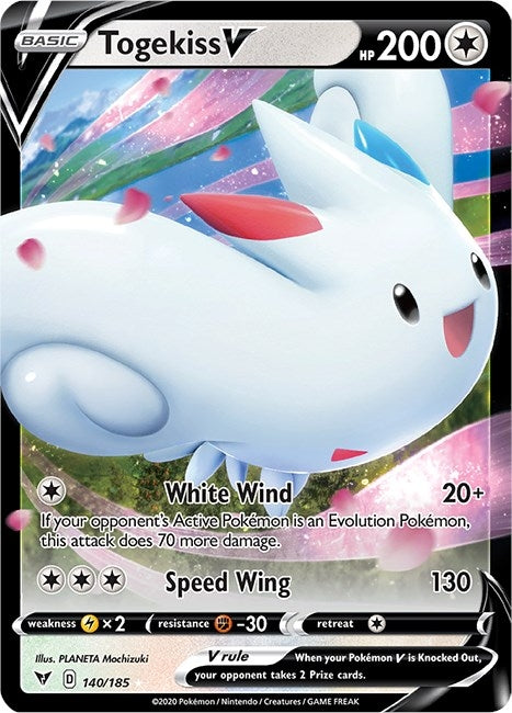 Image for Togekiss V (SWSH04: Vivid Voltage) (140/185) - Pokemon