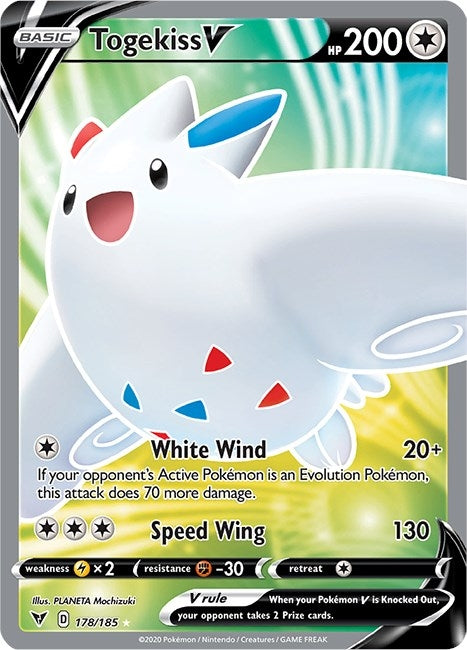 Image for Togekiss V (Full Art) (SWSH04: Vivid Voltage) (178/185) - Pokemon