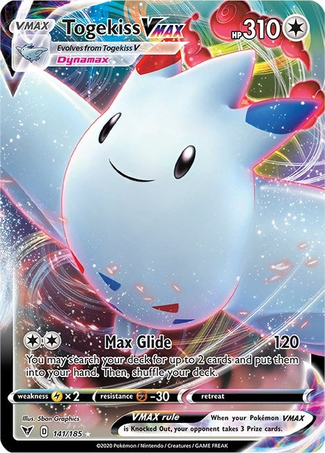 Image for Togekiss VMAX (SWSH04: Vivid Voltage) (141/185) - Pokemon