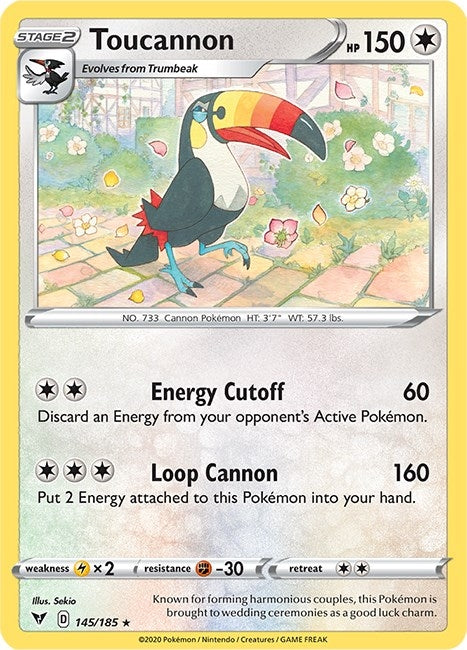 Image for Toucannon (SWSH04: Vivid Voltage) (145/185) - Pokemon