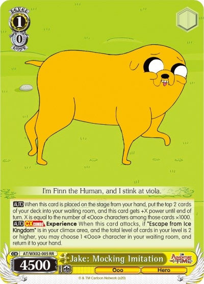 Image for Jake: Mocking Imitation (Adventure Time) (AT/WX02-005 RR) - Weiss Schwarz