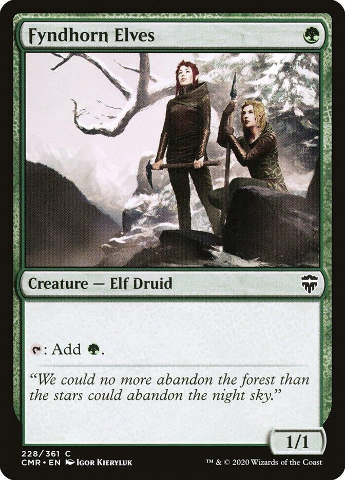 Image for Fyndhorn Elves (Commander Legends) (228) - Magic: The Gathering