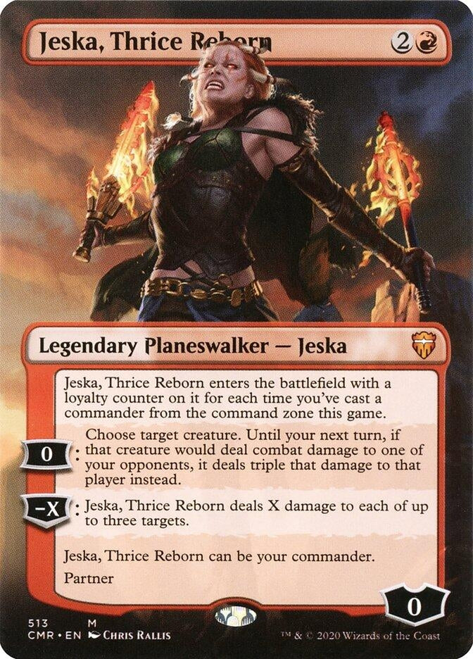 Image for Jeska, Thrice Reborn (Borderless) (Commander Legends) (513) - Magic: The Gathering