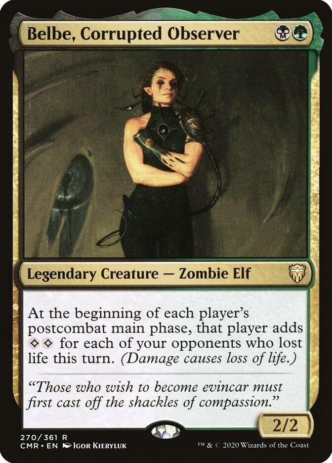 Image for Belbe, Corrupted Observer (Commander Legends) (270) - Magic: The Gathering