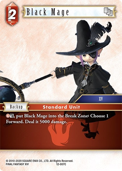 Image for Black Mage (Opus XII) (12-007C) - Final Fantasy TCG