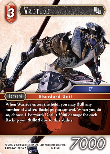 Image for Warrior (Opus XII) (12-010C) - Final Fantasy TCG
