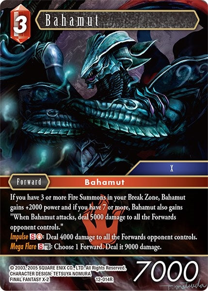 Image for Bahamut (Opus XII) (12-014R) - Final Fantasy TCG