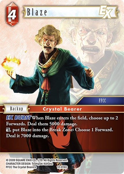 Image for Blaze EX (Opus XII) (12-016C) - Final Fantasy TCG