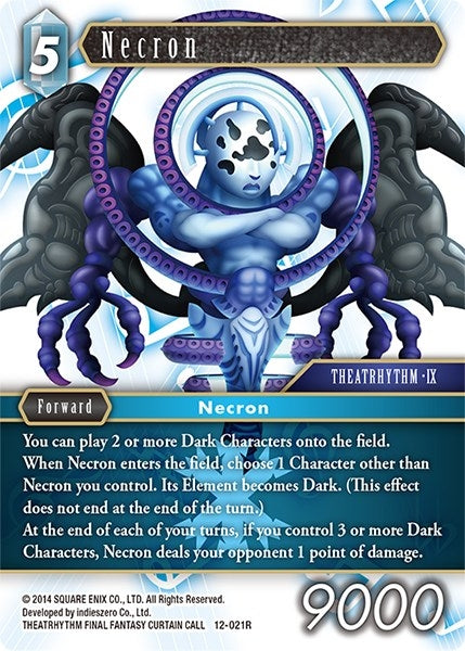 Image for Necron (Opus XII) (12-021R) - Final Fantasy TCG