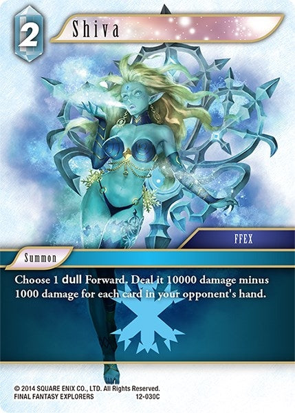 Image for Shiva (Opus XII) (12-030C) - Final Fantasy TCG