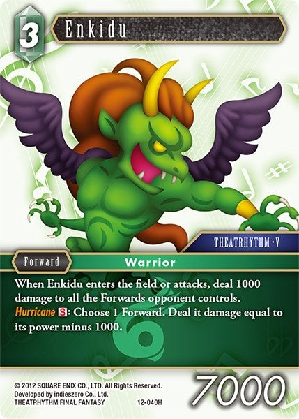 Image for Enkidu (Opus XII) (12-040H) - Final Fantasy TCG