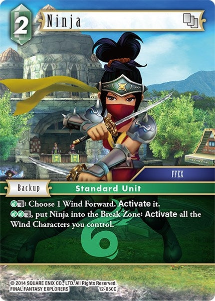 Image for Ninja (FFEX) (Opus XII) (12-050C) - Final Fantasy TCG