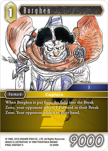 Image for Borghen (Opus XII) (12-069H) - Final Fantasy TCG