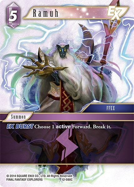 Image for Ramuh EX (Opus XII) (12-088C) - Final Fantasy TCG