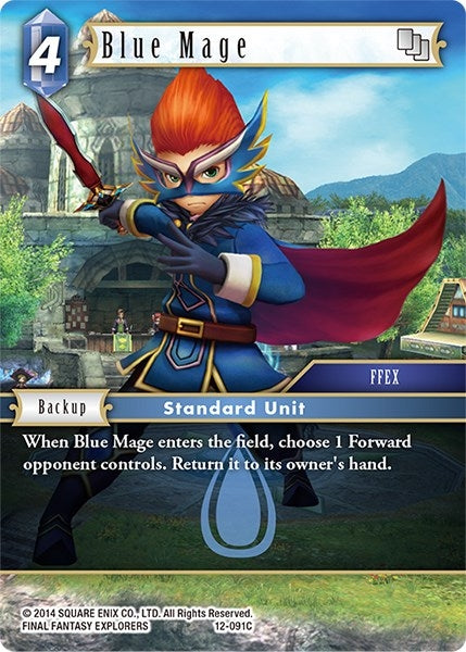 Image for Blue Mage (Opus XII) (12-091C) - Final Fantasy TCG