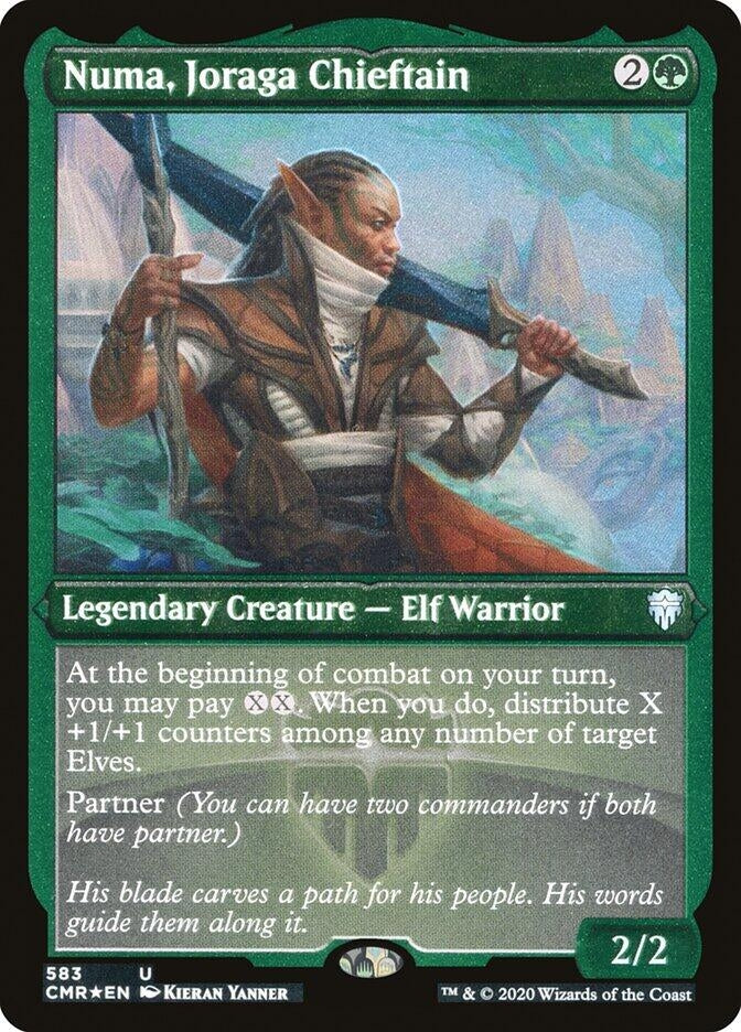 Image for Numa, Joraga Chieftain (Foil Etched) (Commander Legends) (583) - Magic: The Gathering