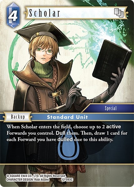Image for Scholar (Special) (Opus XII) (12-093C) - Final Fantasy TCG