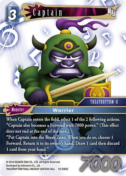 Image for Captain (Opus XII) (12-094C) - Final Fantasy TCG
