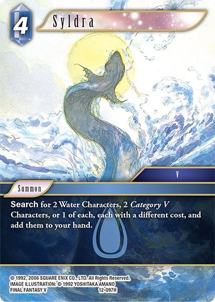 Image for Syldra (Opus XII) (12-097H) - Final Fantasy TCG