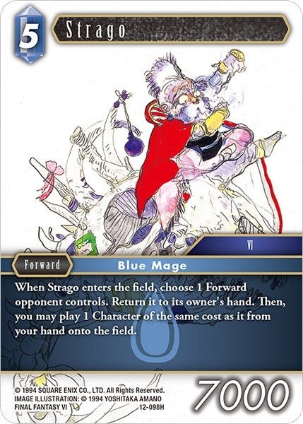 Image for Strago (Opus XII) (12-098H) - Final Fantasy TCG