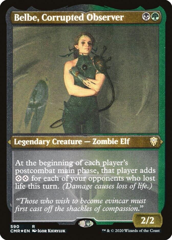 Image for Belbe, Corrupted Observer (Foil Etched) (Commander Legends) (590) - Magic: The Gathering