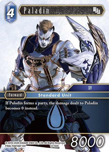 Image for Paladin (Opus XII) (12-102C) - Final Fantasy TCG