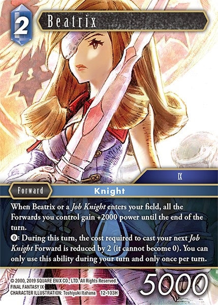 Image for Beatrix (Opus XII) (12-103H) - Final Fantasy TCG