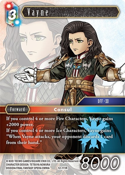 Image for Vayne (Opus XII) (12-111R) - Final Fantasy TCG