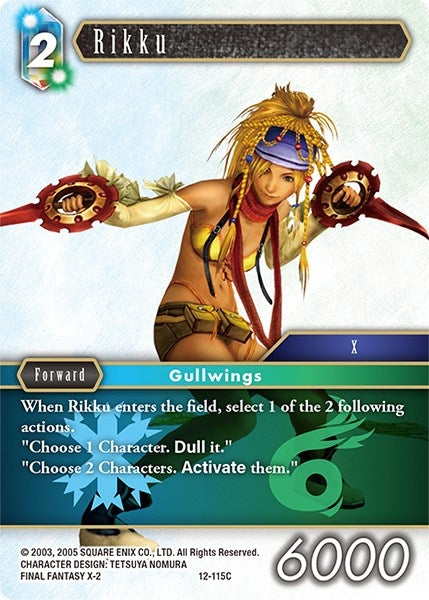 Image for Rikku (Opus XII) (12-115C) - Final Fantasy TCG