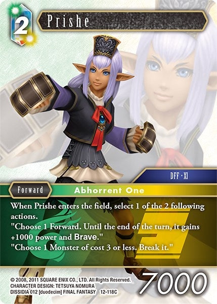 Image for Prishe (Opus XII) (12-118C) - Final Fantasy TCG