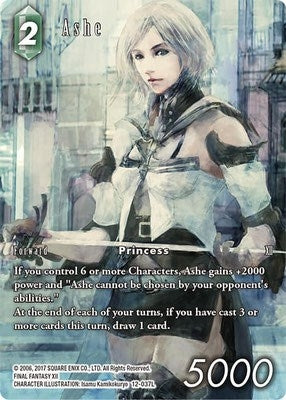 Image for Ashe (Full Art) (Opus XII) (12-037L) - Final Fantasy TCG