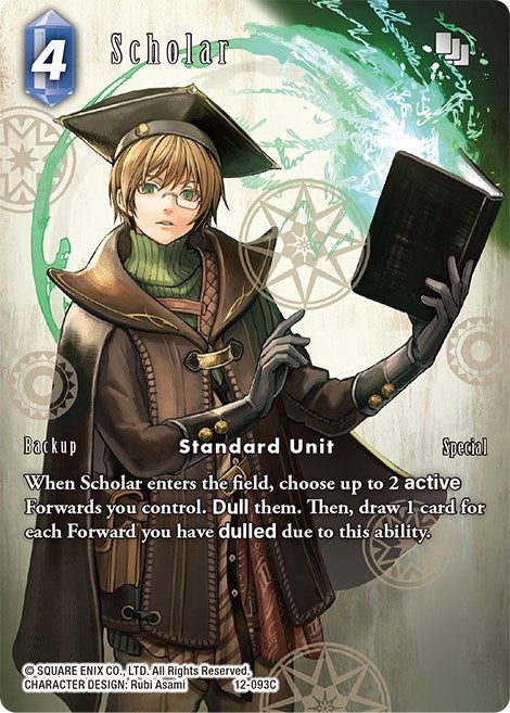 Image for Scholar (Full Art) (Opus XII) (12-093C) - Final Fantasy TCG